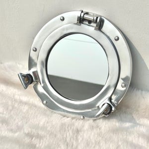 Nautical Maritime Wall mirror Porthole, Antique Ship Boat Window & Wall Mirror Porthole, Vintage Home decor Bathroom Hanging Porthole Glass
