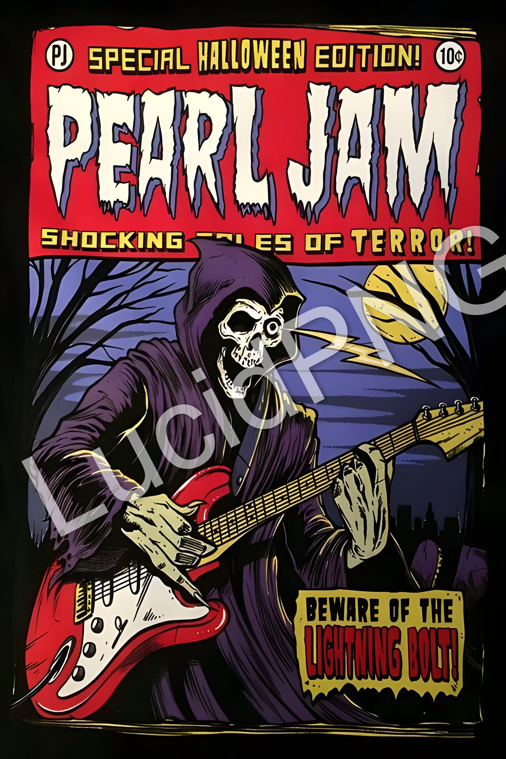 Pearl Jam Lightning Bolt Artwork