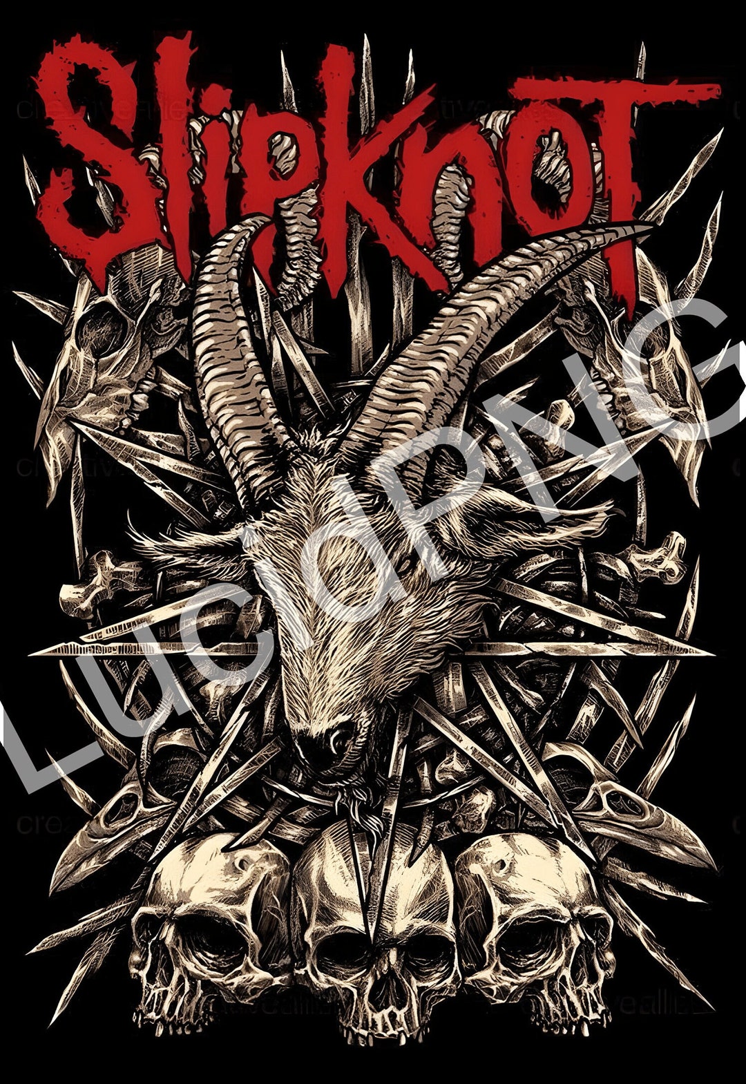 Slipknot PNG L Slipknot Art L Slipknot Arts L Slipknot Prints Etsy