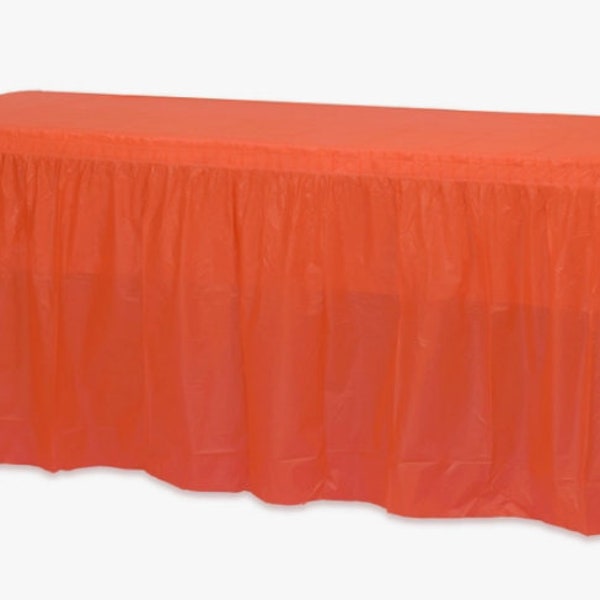 Ruffled Table Skirt Etsy