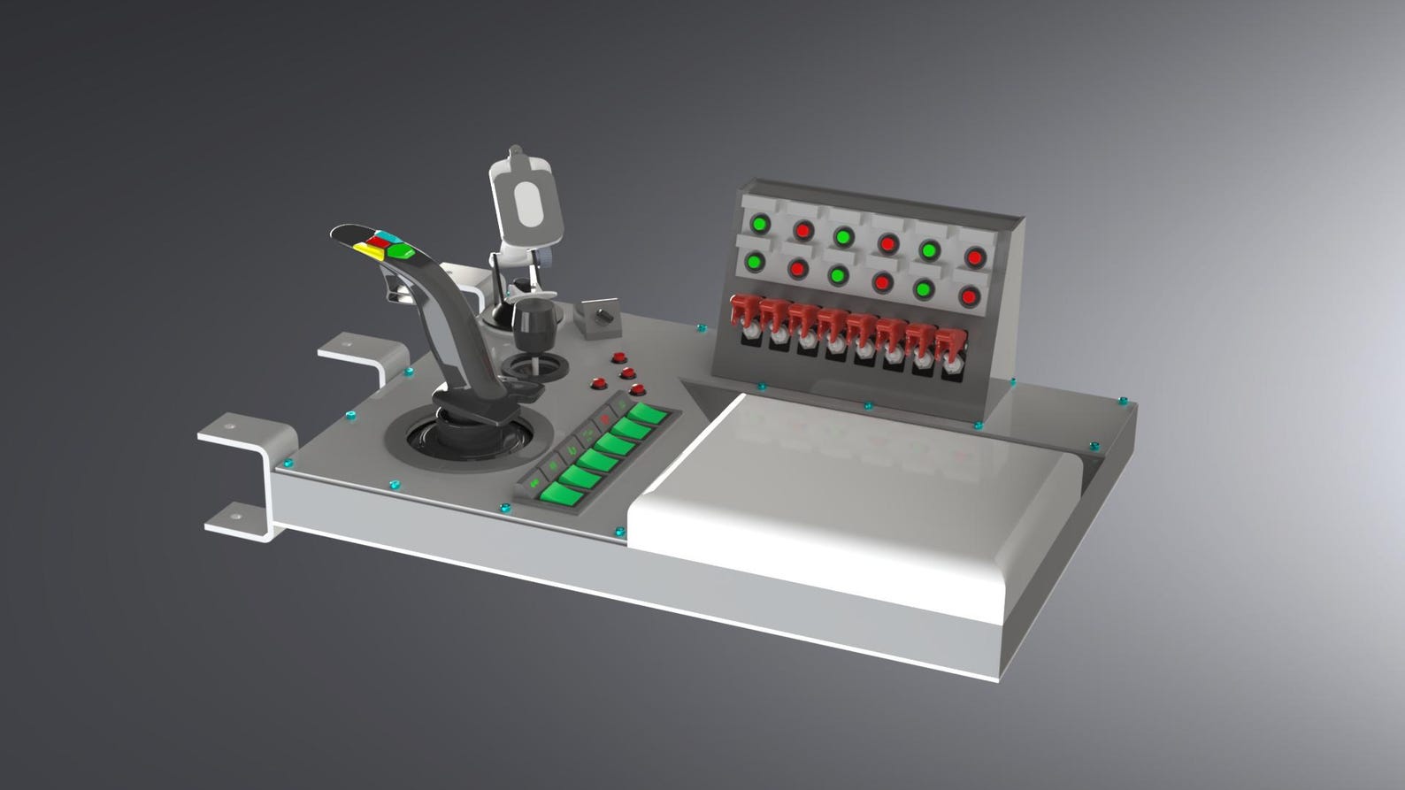 Farming Simulator Joystick Button Box CAD Design – DIY Control Panel ...