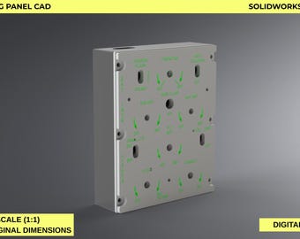 A-10C Lighting Panel for DCS Cockpit CAD