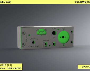 A-10C HARS Panel CAD for DCS Cockpit Builders (Digital Download)
