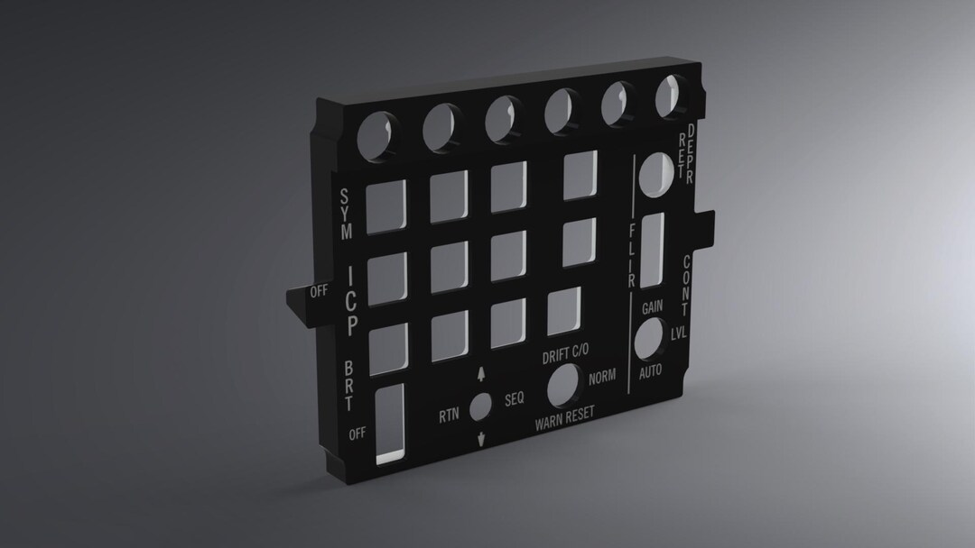 F16 ICP Panel Sldprt, Step, Parasolid and DXF Files - Etsy