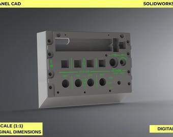 A-10C CMSP Panel for DCS Cockpit | Flight Simulator Countermeasure Panel STL
