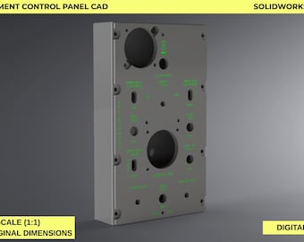 A-10C Environment Control Panel for DCS Cockpit | Flight Simulator Panel STL