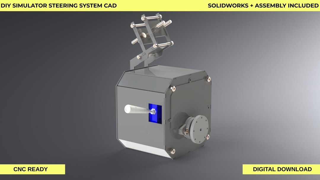 DIY Simulator Steering System – Mechanical CAD Design for Truck ...