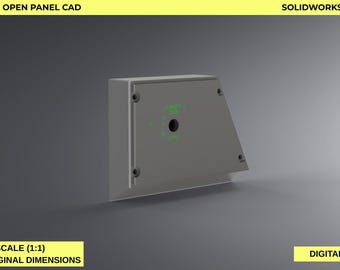 A-10C Canopy Open Panel CAD Files | Flight Simulator Cockpit (Digital Download)