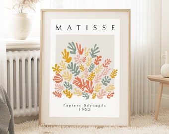 Matisse Flower Print: Vintage Danish Pastel Art (Digital Download)