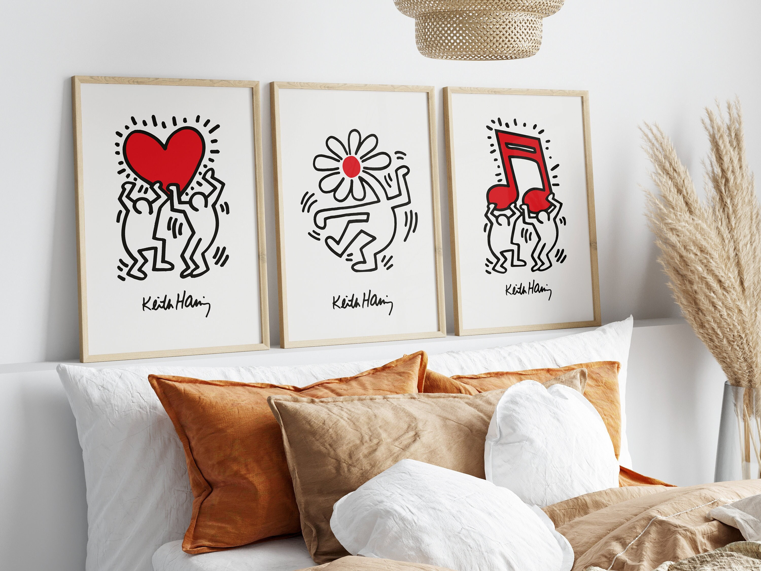 Illustrations Esthétiques Abstraites Minimalistes Modernes Décoration Murale De Style Bohème