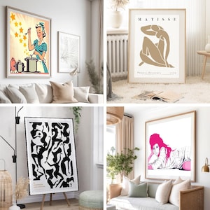 Keith Haring Prints Set: Love, Flower, Music - Modern Art (Digital Download) image 10