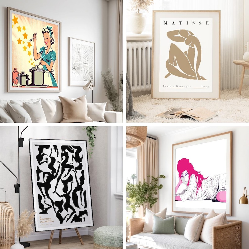 Keith Haring Prints Set: Love, Flower, Music - Modern Art (Digital Download) image 10