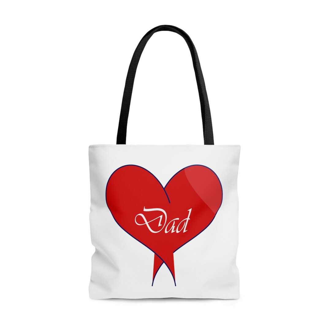 Love You Dad Tote Bag AOP Etsy