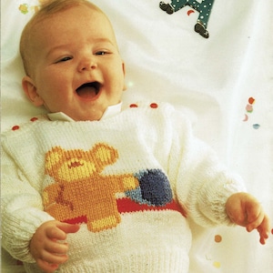 Vtg Panda Baby Lustre 4 Ply Knitting Book for Babies. In PDF format. Personal Use Only.