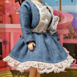 Vintage Doll Dress & Jacket Sewing Pattern 8157 (PDF)