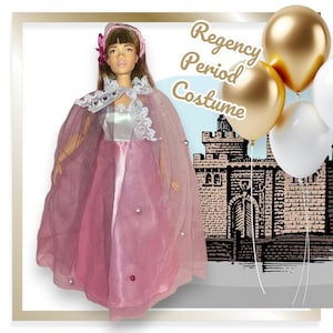 Curvy Doll Regency Ball Gown & Cape Sewing Pattern (PDF)