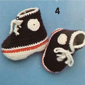 Vintage Baby Booties Knitting Patterns: Patons Book 652 (PDF Pattern)