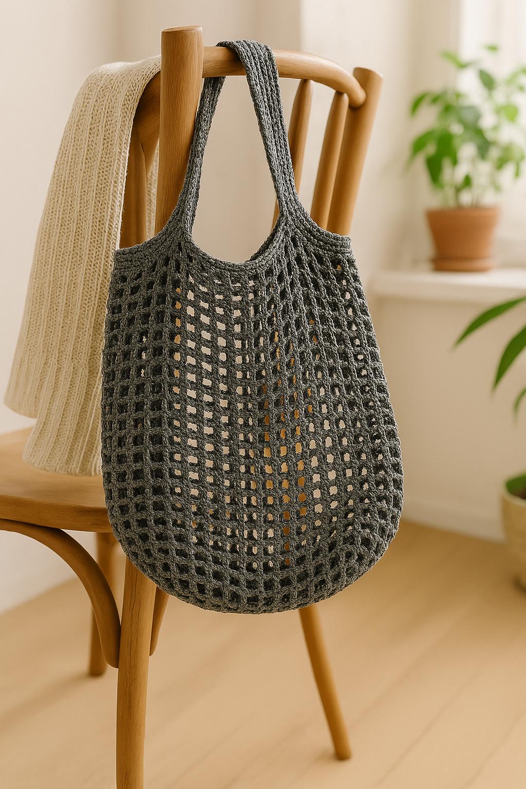 Easy Mesh Market Bag Crochet Pattern