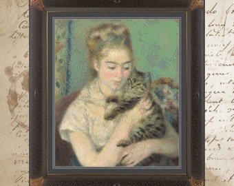 Kobieta z kotem - Renoir