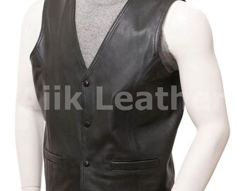 まあちゃん　レザーベスト TROPHY CLOTHING(トロフィークロージング) レザーベスト RANCHER STEER