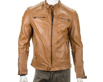 Men's Classic Leather Jacket, men's leather jacket, vintage leather,90s leather jacket, men's leather jacket, brown leather Winter jackets