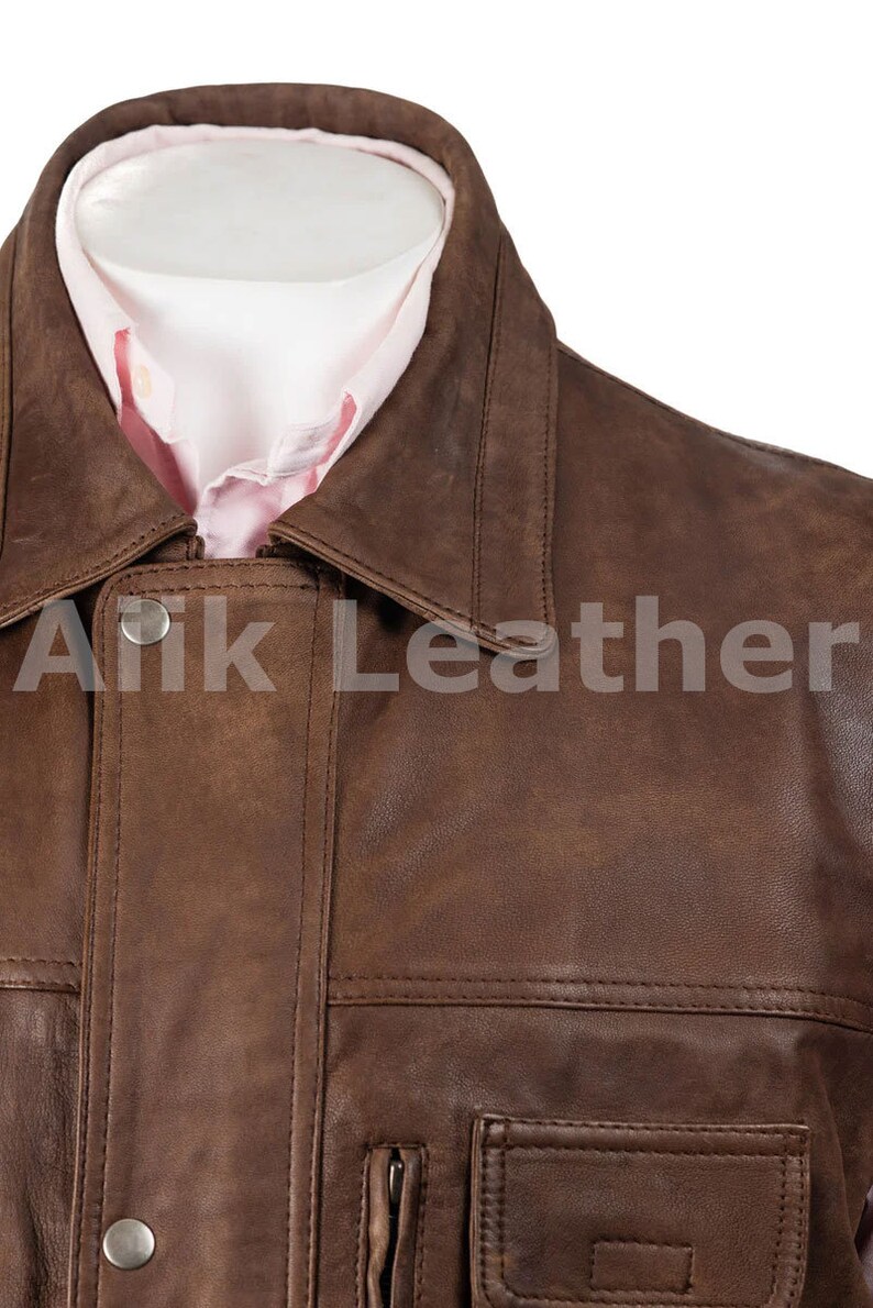 Leather Waist coat leather vest for Men,100% Original Cow leather Dark Brown men's vest, Leather Riding Vest, Motorcycle Vest, Leather Vest