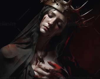 Mary - Digitally Enhanced for Download & Print