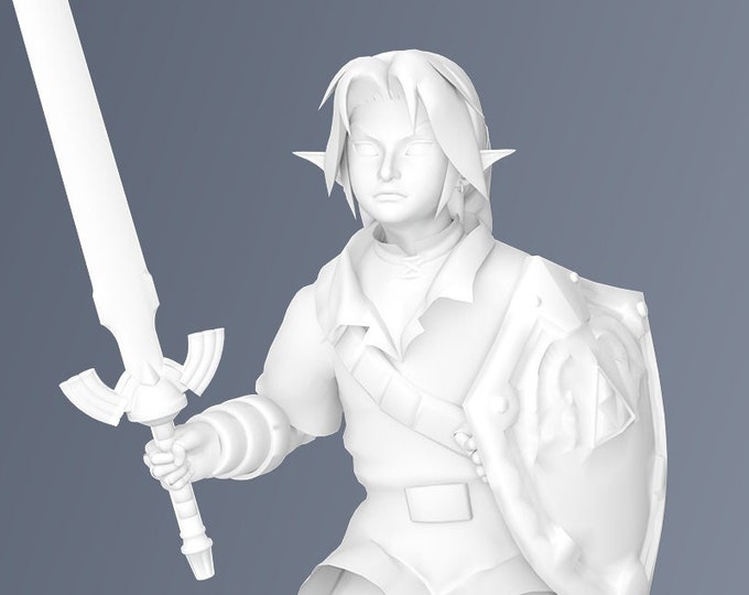 The Legend of Zelda Link STL File, 3D Digital Printing STL File for 3D ...