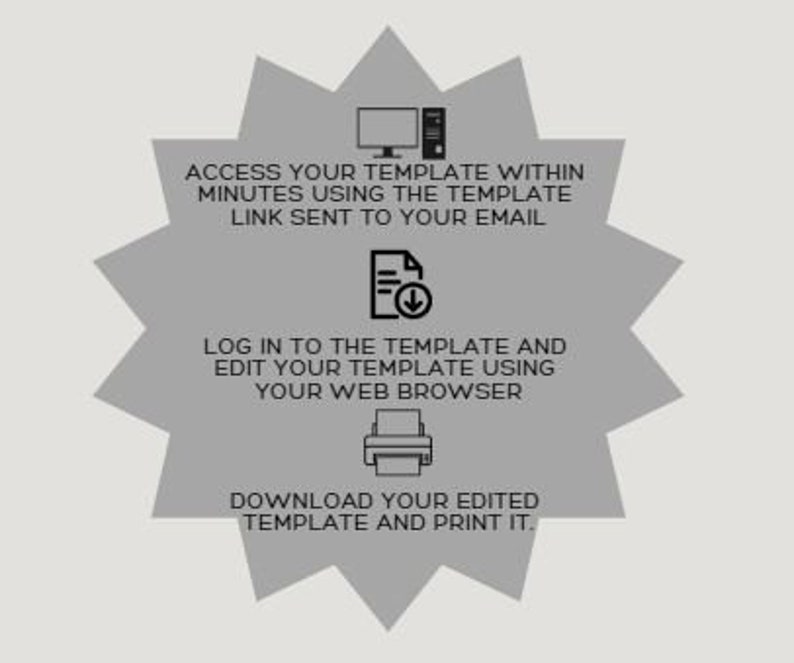 Wedding Printable Canva Invitation Card Editable Wedding Etsy