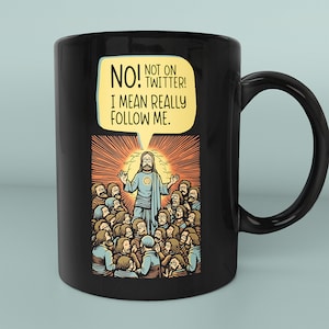 Tazza divertente di Gesù, tazza di Gesù, tazze religiose, regali religiosi, regali religiosi, regali di Gesù per uomo, regali di Gesù, regali di Gesù per donna, tazza con Bibbia