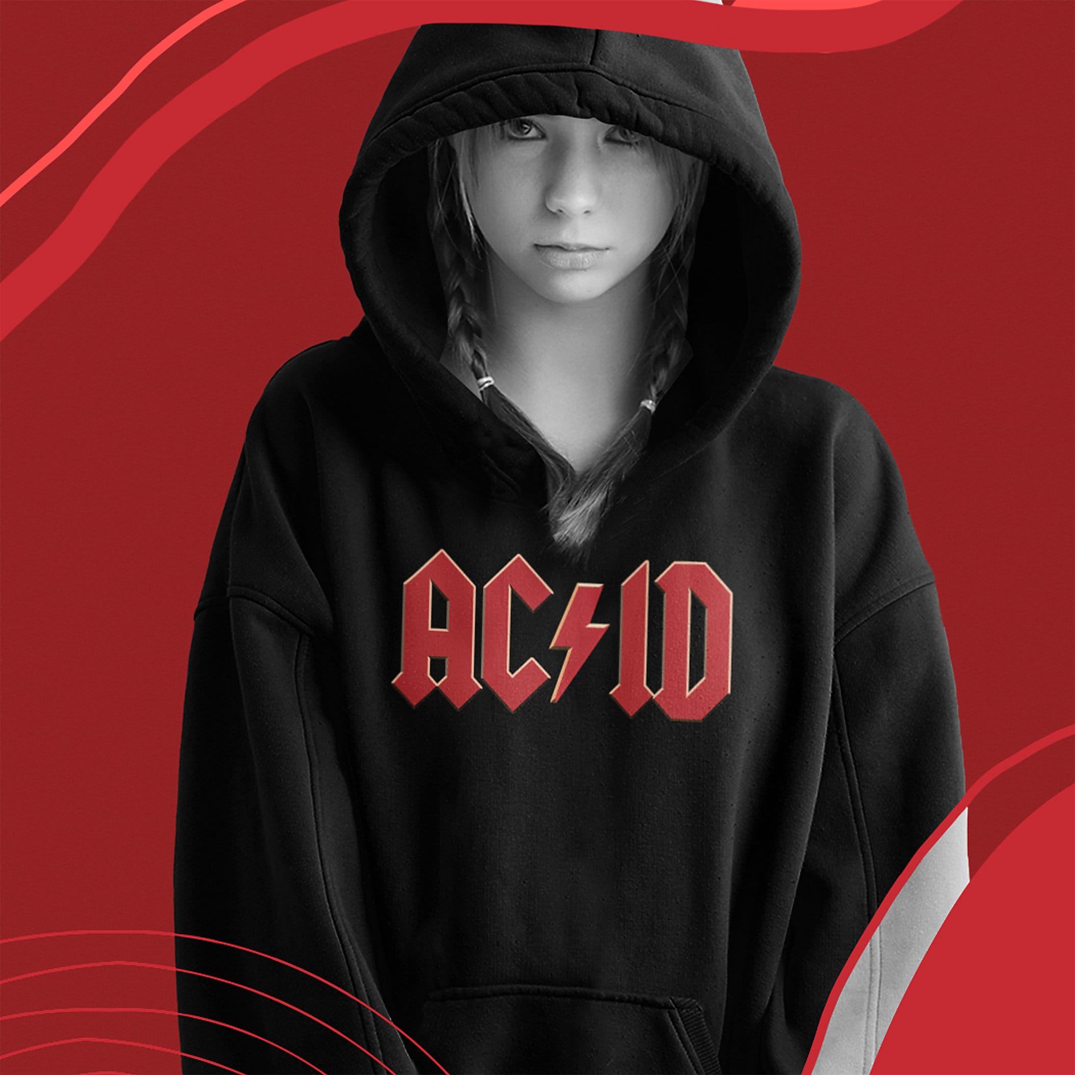 Hoodie acdc original sale