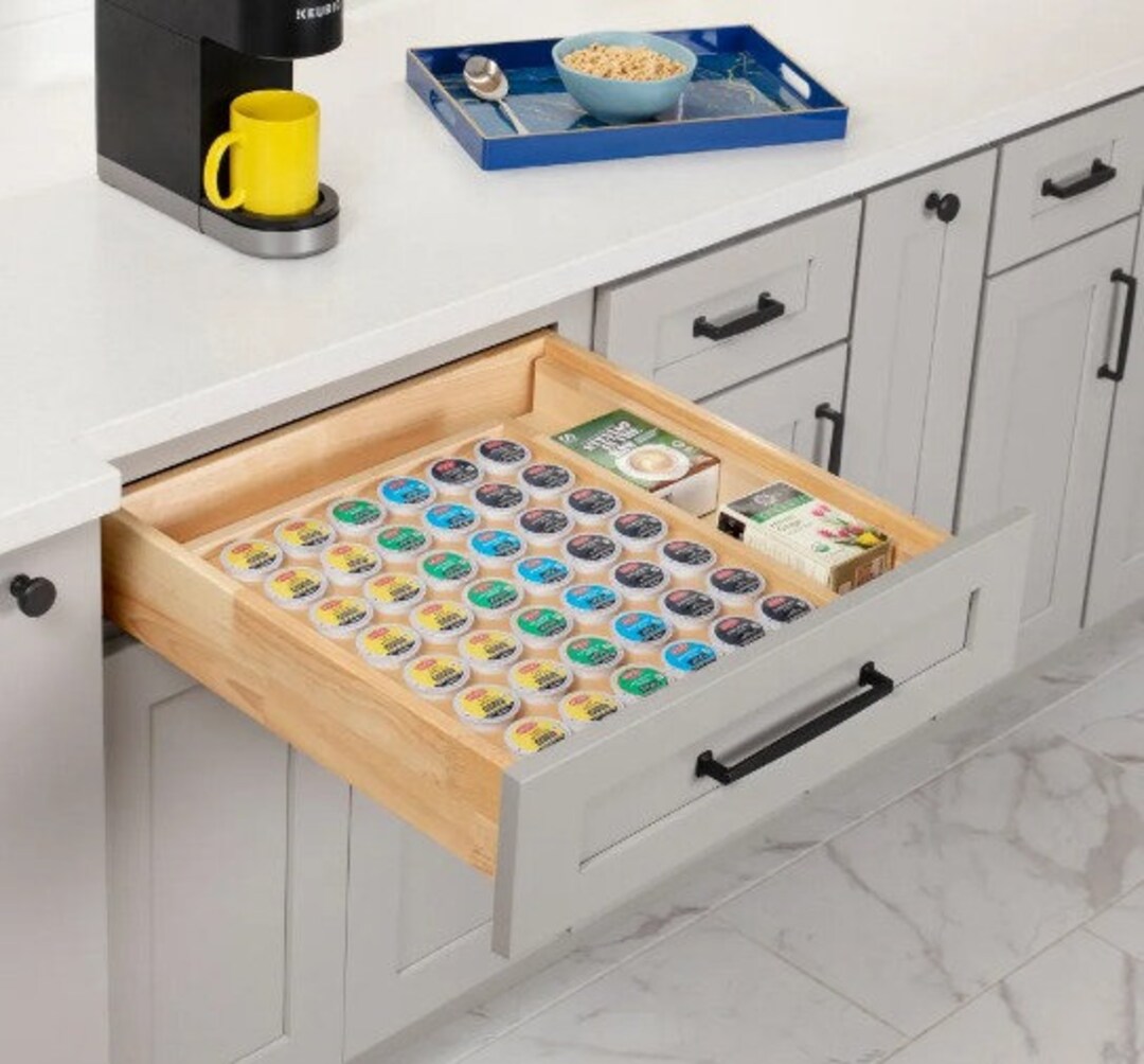 Adjustable Drop-in Coffee Pod Drawer Insert - Etsy