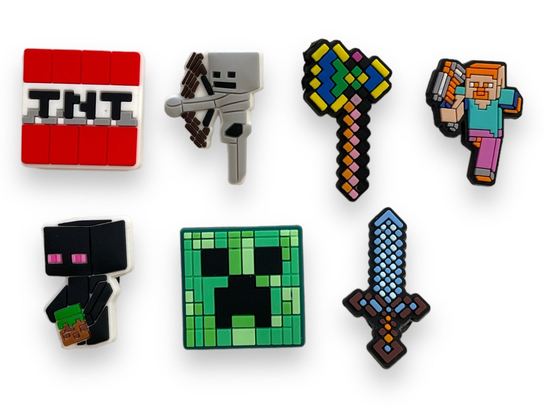 Minecraft Croc Charm Minecraft Jibbitz Gaming Croc Charm Etsy
