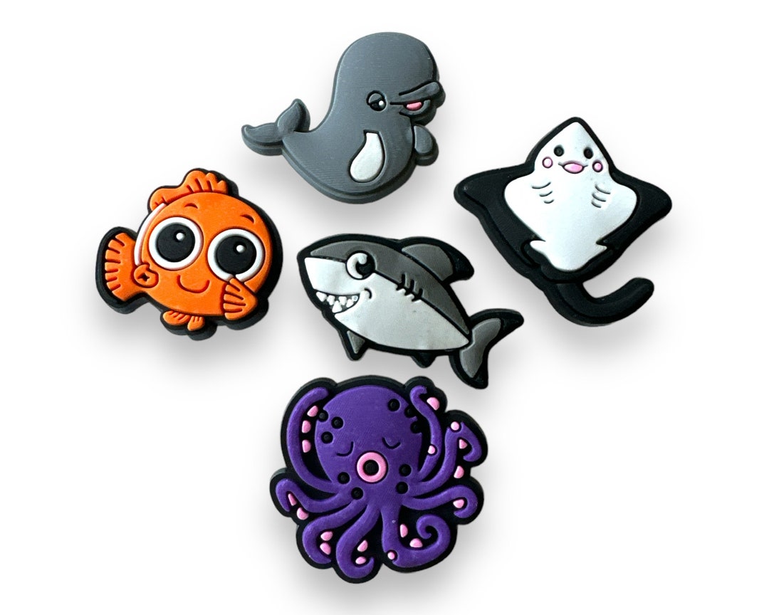 Cute Fish Croc Charms Fish Jibbitz Cute Animals Croc Etsy