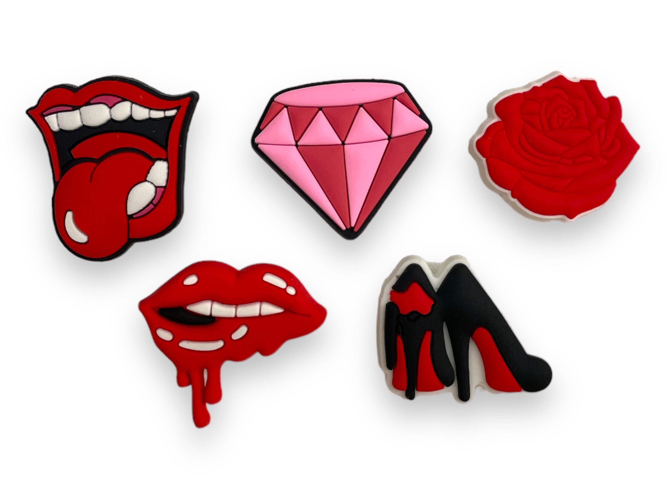 Lipstick croc charm hot sale