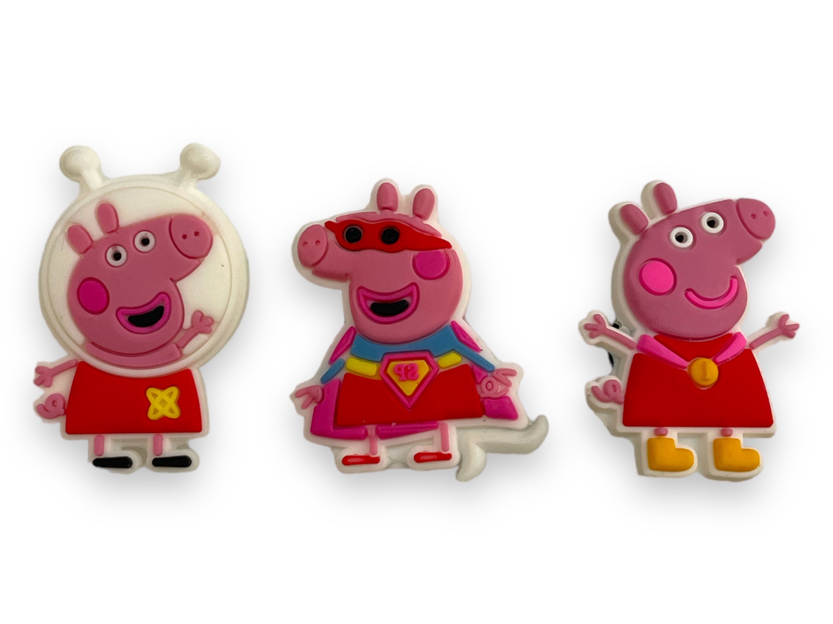 Peppa Pig Croc Charms Peppa Pig Jibbitz Kids Cartoon Etsy