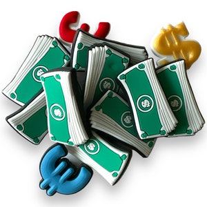 Dollar sign online croc charm