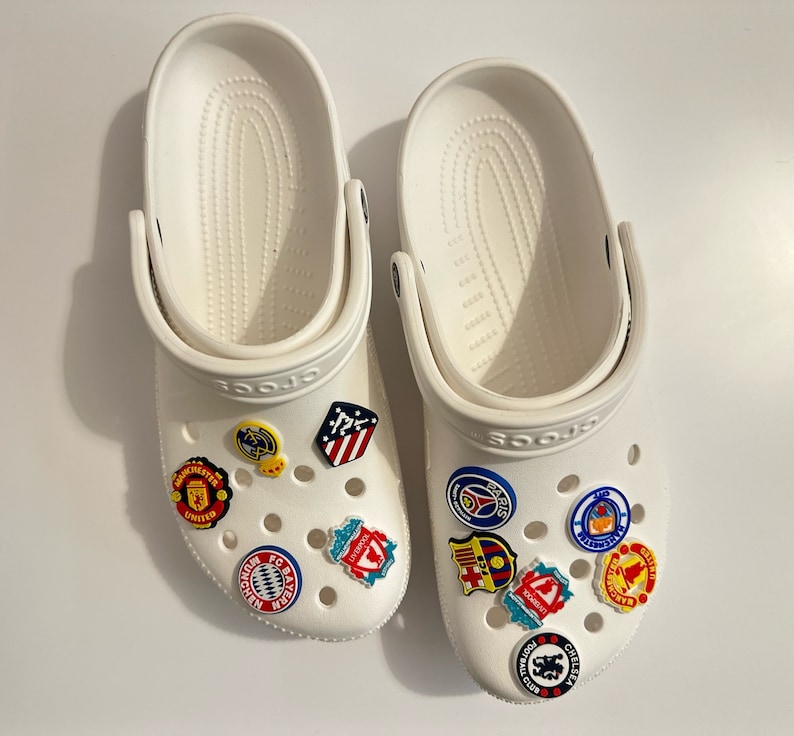 Football Croc Charms Football Team Jibbitz Soccer Jibbitz Etsy Canada