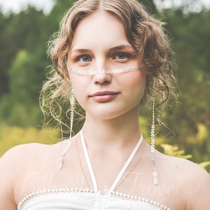 Boho Face Chain, Festival accessories, Body Jewelry, Festival Jewelry, Body chain, Coachella fashion, Nose chain, Bohemian jewelry