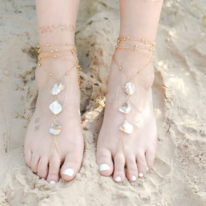 Boho barefoot sandals, Beaded Barefoot Sandals, Beach wedding Barefoot Sandal, Pearl Barefoot shoes, Bridal Barefoot Sandals, Beach Shoes