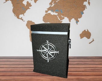Biodegradable Urn with Wind Rose – Sea Burial, Traveler Remembrance