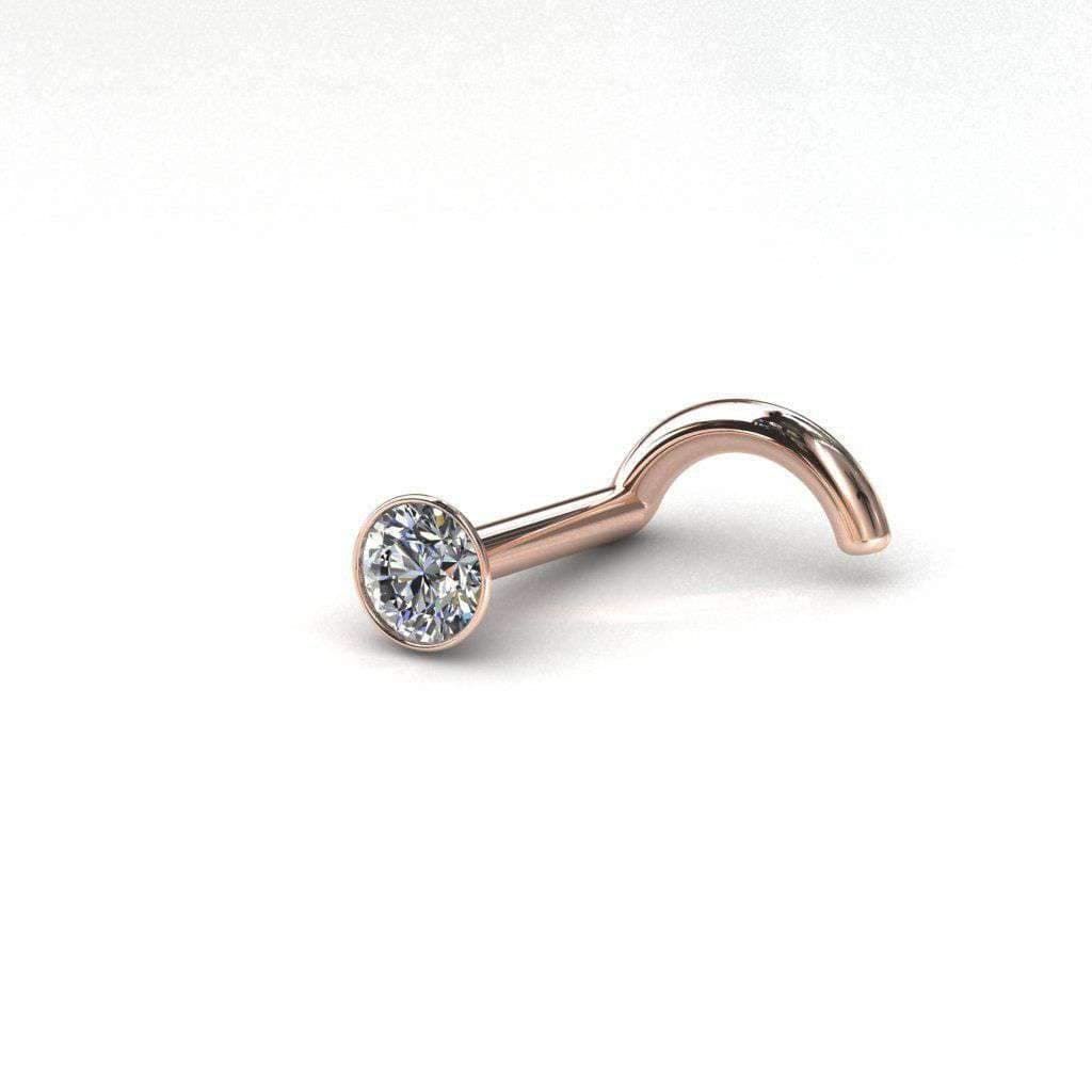 3pt/2mm Diamond Nose Stud