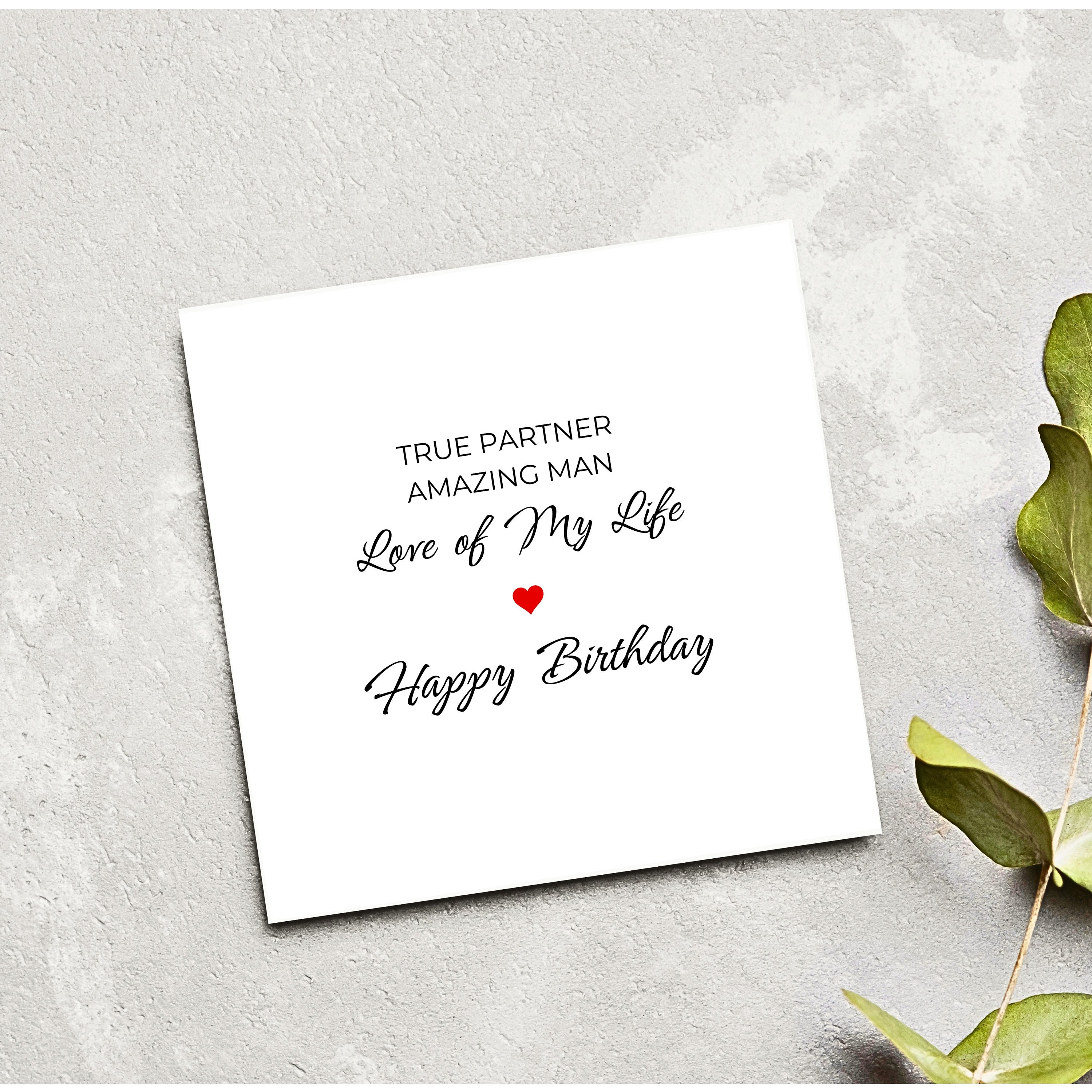 Birthday Card for Husband Love of My Life Husband Birthday Card, image size:3000x3000
