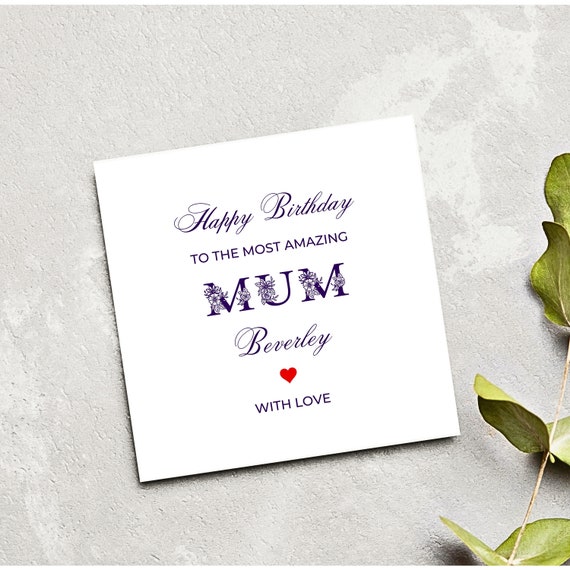 Amazing Mum {Greeting Card} Amazing Mum {Greeting Card}