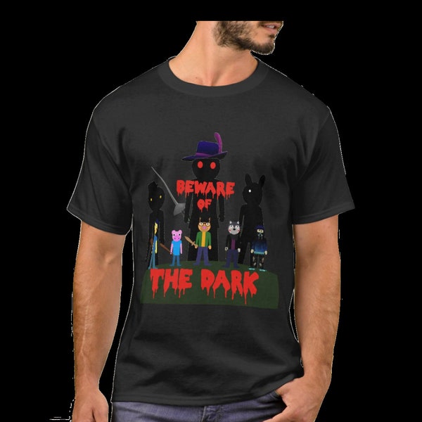 Mens beware of the dark video game t-shirt