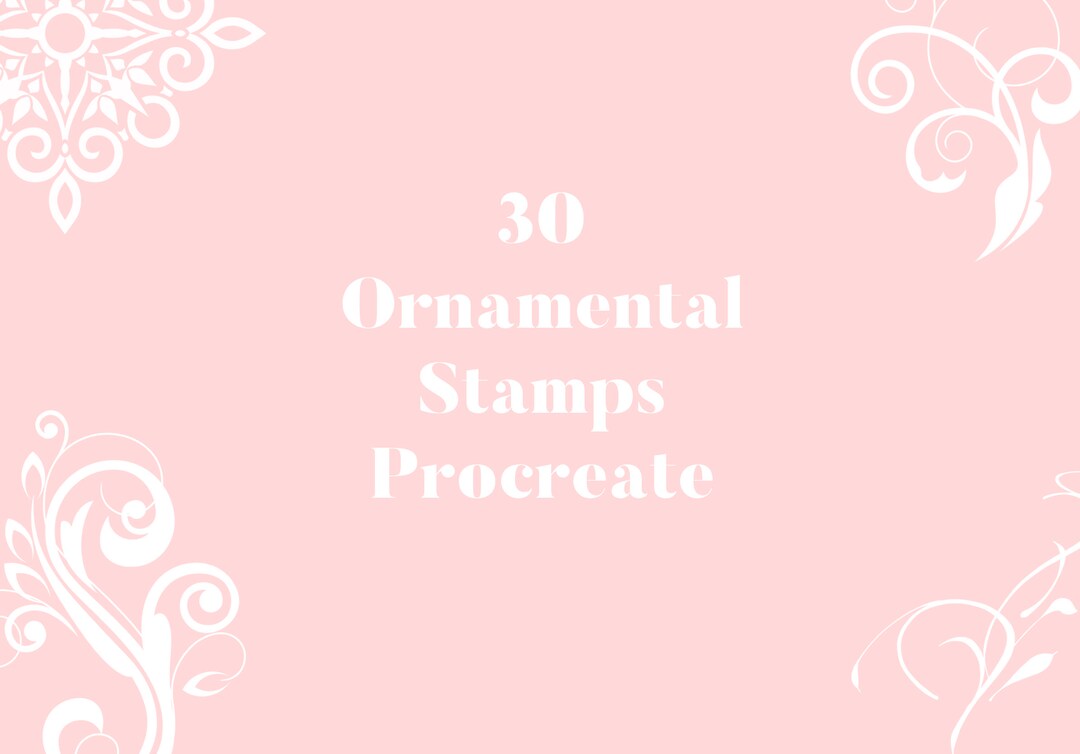 Ornamental Procreate Stamps Tattoo Stencils Brushes - Etsy