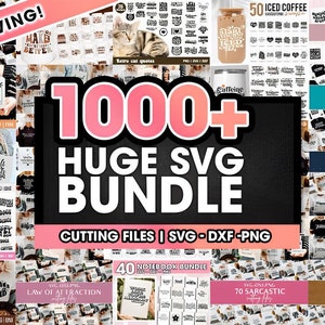 Mega SVG Design Bundle: T-Shirt, Clipart & Home Decor Cut Files (Digital Download)