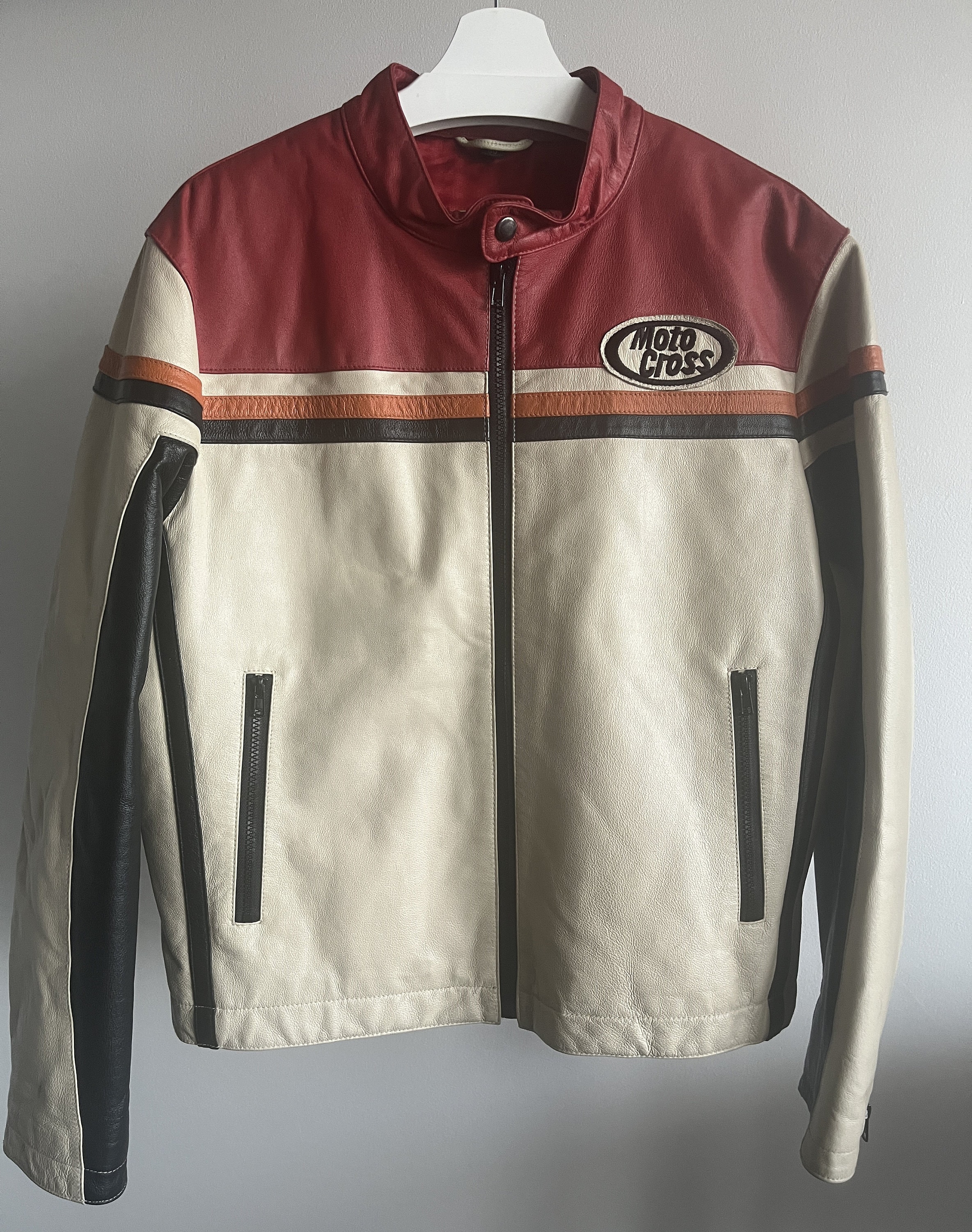 Vintage Men's John F Gee Biker Leather Jacket / Classic Vintage Men's John F Gee Biker Leather Jacket / Classic