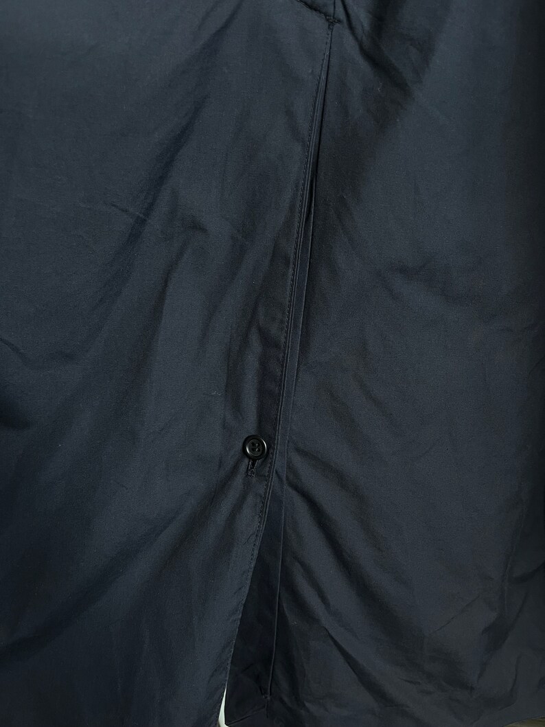 Vintage Burberrys Navy Blue Trench Coat/ Oversized Long Coat / - Etsy