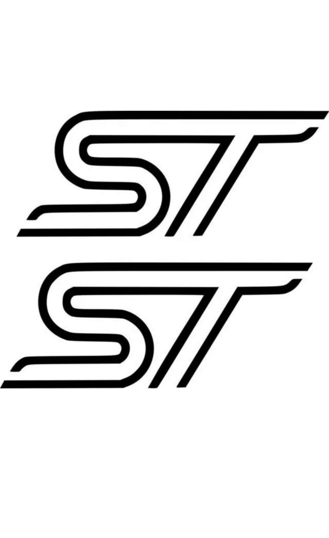 6 X Ford ST Focus Fiesta Caliper Decal Sticker Bumper Window Etsy